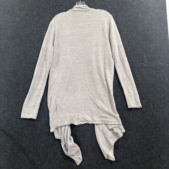 Barefoot Dreams Cardigan Sweater Womens L XL Gray Bamboo Chic Lite Open Front - Picture 6 of 9